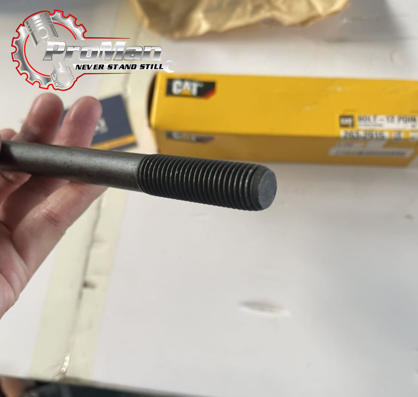 丸型2段硯　麻子坑　3.5吋 263-2915 M16X2 Thread 12 Angle Head Bolt for CAT C9 & C-9