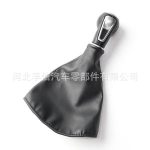 Couvercle anti-poussière pour pommeau de levier de vitesse, pour Seat Ibiza Iv 5 6 vitesses, en cuir Pu noir, Style classique - Product Image 4