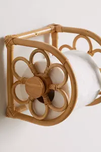 Porte-papier artisanal en rotin, élégant équipement de salle de bain pour la décoration, idéal pour la décoration de la maison, du Restaurant et de l'hôtel - Product Image 6