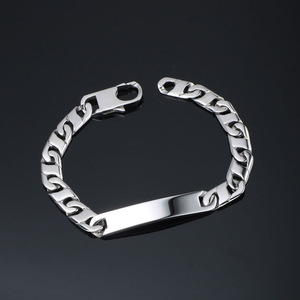 Pulsera de Acero de Titanio para Hombre, Cadena Gruesa, Estilo Punk Rock, Joyería para Uso Diario CE005005-1 - Product Image 3