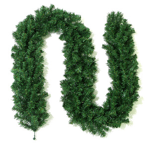 <span class=keywords><strong>Guirlande</strong></span> de vigne de Noël de luxe 2.7m pour décor de fête intérieure 5 Options de densité de feuilles pour portes fenêtres balcons décorations de vacances - Product Image 1