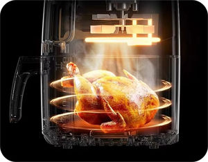 Cuisinière multifonctionnelle mécanique 8L en plastique ABS de conception carrée pour usage commercial dans les hôtels - Product Image 4