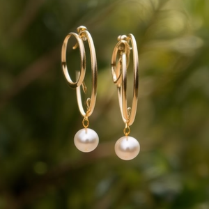 Boucles d'oreilles en perles PND202501-1769 - Product Image 3