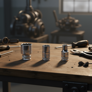 Fervi Polygonal <b>Socket</b> Wrench Normal Series 12 Point Chrome Vanadium Steel Set - Product Image 3