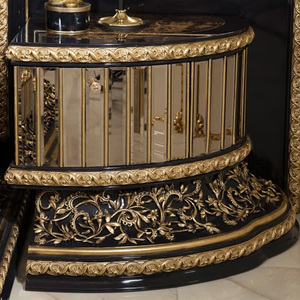 Роскошный очень большой каркас кровати в турецком стиле классический широкий экран для кровати из драгоценного дерева Калифорнийский каркас для кровати - Product Image 4