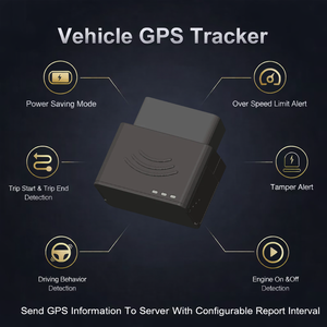 Dispositif de suivi GPS pour véhicule 4G LTE OBDII avec détection du comportement de conduite pour la gestion de flotte et la prévention du vol de véhicules - Product Image 2