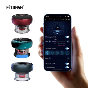 Fitdash طقم علاج ذكي بالحجامة كوب مضاد للسيلوليت كوب تدليك بالشفط الفراغي للذراع والبطن والساق - Product Image 2