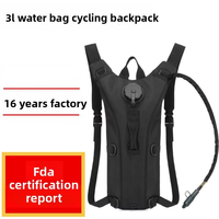Sac d'hydratation tactique pour le cyclisme et les sports de plein air, poche à eau de 3L