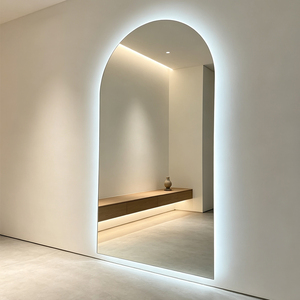 Smart Arched LED Full-length Floor <strong>Mirror</strong> Backlit Wall Mounted Intelligent <strong>Mirror</strong> <strong>for</strong> <strong>Gym</strong> Yoga Dance Studio Fitness Espejo - Product Image 6