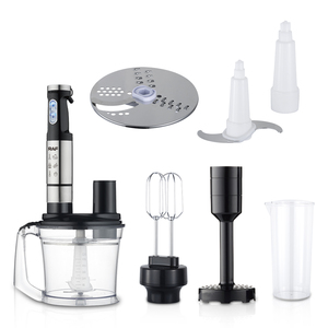 RAF 5 in 1 Easy Operation Household Food Processor Whisk Beater Immersion Fruit Hand Mixer Blender Set Multi Automatic Food Mixe - Product Image 1