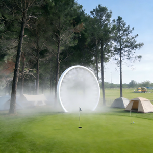 ระบบพ่นหมอกสแตนเลสแรงดันสูงแบบกำหนดเอง พร้อมระบบควบคุมแบบสัมผัส ทนทาน สำหรับระบายความร้อนในรีสอร์ทและภูมิทัศน์ - Product Image 4