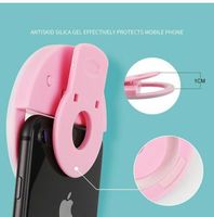 Zoskala Flash LED portable rechargeable 3W de luxe pour selfie, éclairage d'appoint pour téléphone portable F12 80x30mm 100mAh 1A 5V