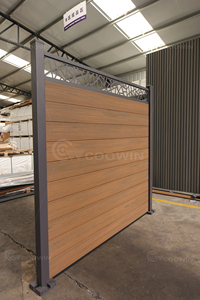 Planche de clôture en bois composite résistant aux intempéries ensemble complet de clôture en bois composite <span class=keywords><strong>180x180</strong></span> clôture en bois composite - Product Image 3