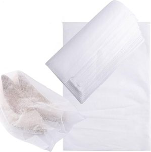 Sacs à poussière personnalisés avec logo transparent, bon marché, nouveaux, en gros, sacs de voyage en non-tissé pour chaussures, avec cordon de serrage - Product Image 4