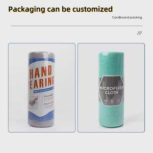 Rollo de Toallas de Microfibra Reutilizables, 25x25cm, Paños de Limpieza para el Hogar, Garaje, Taller, Limpieza de Automóviles - Product Image 6