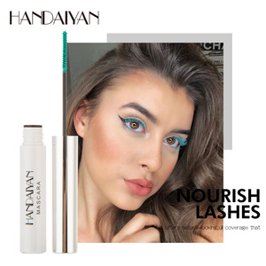 Máscara de Pestañas Colorida <span class=keywords><strong>HANDAIYAN</strong></span>, Maquillaje de Pestañas Resistente al Agua de Larga Duración, Tinte Voluminizador y Rizador de Pestañas, Maquillaje con Cepillo Delgado y Ligero - Product Image 3