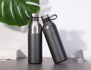 Custom Acacia Lids Insulated Double Wall Small Mouth 18/8 Stainless Steel Vacuum <b>Flask</b> Water <b>Bottle</b> - Product Image 2