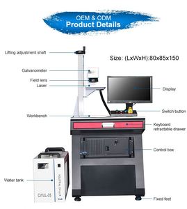 LANSU Water Cooling Auto 3D Gainlaser 3w 5w 10w Galvo UV Laser Marking <b>Machine</b> <b>Printing</b> for <b>Clothes</b> - Product Image 5