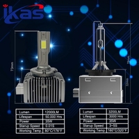 Suministro de Fábrica: Faros LED para Coche D1S D2S D3S D4S D5S 6000LM/12000LM 55W, D1R D2R D3R D4R
