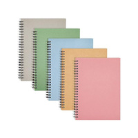 Carnet de notes en carton spirale A4/A5/A6 personnalisé en gros, de haute qualité, facile à écrire sur, pour étudiants, avec logo, plusieurs couleurs