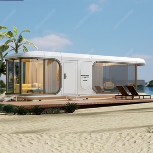 Casa Prefabricada Plegable Económica, Villa Pequeña <span class=keywords><strong>de</strong></span> 20 pies/40 pies, Casa Modular Móvil Expandible, Oficina, Hotel, Contenedor Prefabricado - Product Image 1
