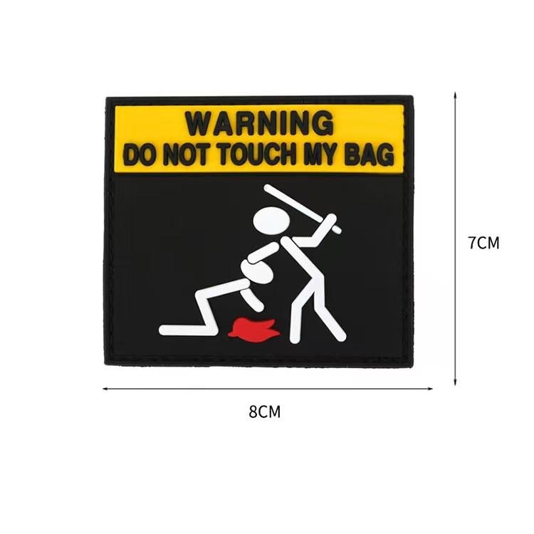 warning pvc patch