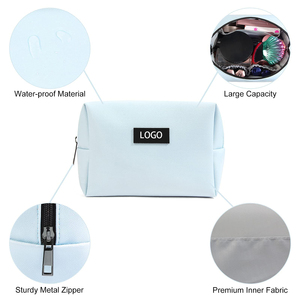 Sac de toilette en coton personnalisé avec logo Royal Fair, sac de rangement classique pour produits de toilette, sac cosmétique en coton à usage quotidien, étiquette privée, sac de <span class=keywords><strong>voyage</strong></span> - Product Image 4
