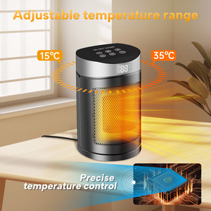 Calentador de Espacio Eléctrico Portátil PTC de 1500W, Silencioso, con Pantalla Táctil, Control Remoto y Temporizador de 12H, de Fábrica OEM - Product Image 1
