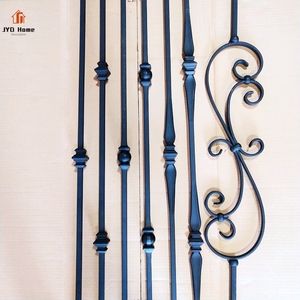 En gros, Balustre d'escalier décoratif d'intérieur carré en fer forgé creux de 1/2 pouce avec articulation simple pour <span class=keywords><strong>garde</strong></span>-<span class=keywords><strong>corps</strong></span> métallique - Product Image 5