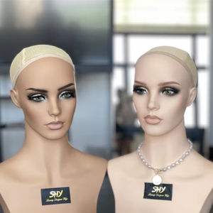 Mannequin de présentation de perruques SHY en gros, prêt à l'emploi, changement de tête facile, prix abordable, esthétique, sans épaules - Product Image 1