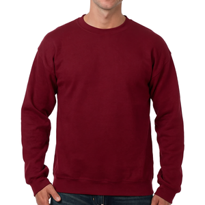 Sweat-shirt à capuche décontracté pour homme, hiver, uni, manches longues, col rond, tissu tricoté, bouton, logo personnalisé, service OEM, 100% polyester - Product Image 1
