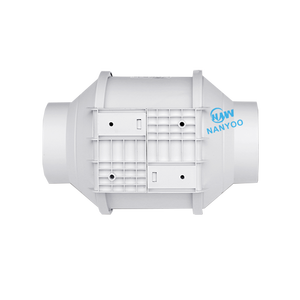 Ventilador de conducto de flujo mixto de 2 velocidades con controlador de retardo aplicable para el sitio comercial doméstico ventilador en línea automático - Product Image 3