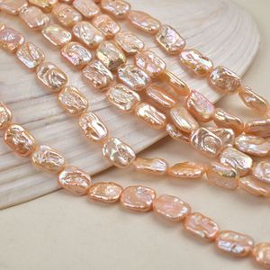 Perle rectangulaire baroque blanche naturelle, faite à la main, pour la fabrication de bijoux DIY, boucles d'oreilles, collier, bracelet, accessoires - Product Image 4