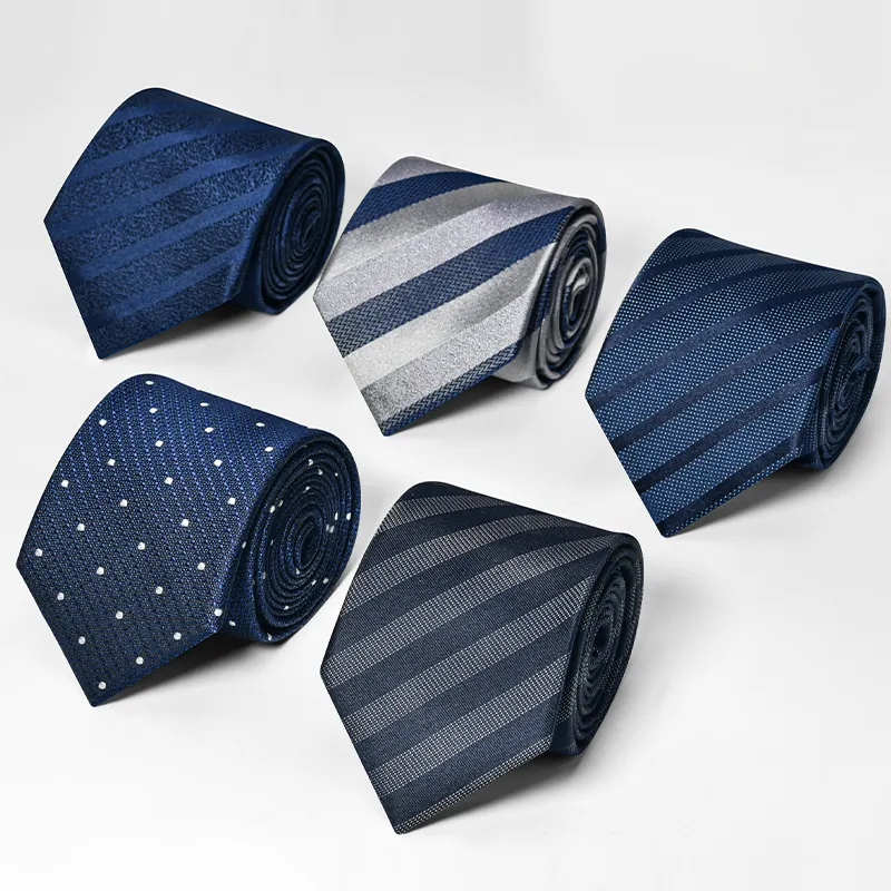 Gravatas de seda com logo personalizado, gravatas de seda com ponta alta de 100%