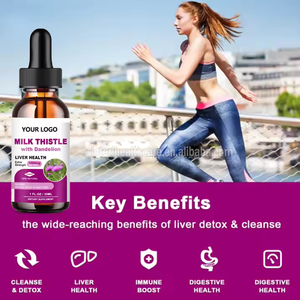 Ausreson חלב מותאם אישית גדילן הכבד גמילה תה שמן כבד קולה תמיכה תוסף גדילן אורגני חלב אורגני טיפות כבד - Product Image 2
