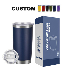 Vaso Térmico de 20oz al por Mayor, con Logotipo Personalizado, Diseño Impreso, Doble Pared, Acero Inoxidable 304, Taza de Café para Cafetería, Bar, OEM, ODM, Libre de BPA - Product Image 1