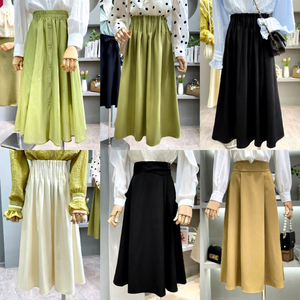 Venta al por Mayor de <span class=keywords><strong>Faldas</strong></span> Plisadas para Mujer a Bajo Precio, <span class=keywords><strong>Faldas</strong></span> Midi de Gasa con Estampado Floral, Ajustadas, Cómodas y Transpirables - Product Image 5