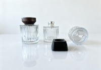 Bouteille diffuseur de parfum cylindrique en verre transparent personnalisée et élégante de 120 ml, 150 ml, 250 ml, flacon vide pour parfum d'ambiance