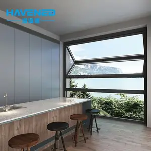 Aluminum Alloy System Aluminum Alloy Glass Double Fold Tempered Glass Door And Window Sliding Window