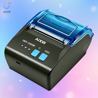 Impresora térmica de recibos AIXW de 2 pulgadas, precio barato, impresora móvil inalámbrica, conexión a Android IOS y Windows