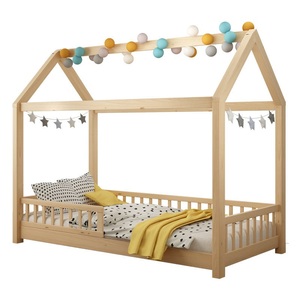 Cama de cuna para bebé recién nacido, juego de madera, bonita, barata - Product Image 2