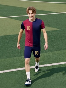 Maillot de football rétro personnalisé T-shirt en polyester Coupe ample Col en V 2026 Uniforme de football personnalisé - Product Image 2