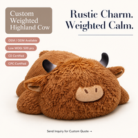 Peluche paresseux lestée personnalisable avec logo, jouet sensoriel apaisant pour enfants, vente en gros, fabricant OEM ODM, 45 cm, 80 cm