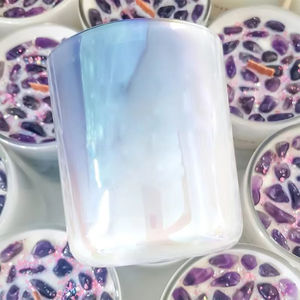 شموع Evoduck 2026 الأكثر مبيعًا، شموع فاخرة مصنوعة يدويًا من شمع الصويا، شموع عطرية مرصعة بالأحجار الكريمة والكريستال مع زهور مجففة - Product Image 6