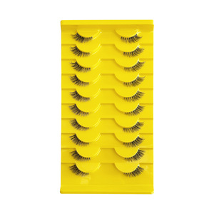 <span class=keywords><strong>Demi</strong></span>-<span class=keywords><strong>cils</strong></span> postiches effet œil de chat, naturels, courts, petits, 25 mm, effet 3D, <span class=keywords><strong>faux</strong></span> vison, <span class=keywords><strong>cils</strong></span> d'accentuation - Product Image 5
