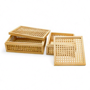 Handmade Bohemian Rattan Multifunction <b>Storage</b> <b>Box</b> <b>for</b> Home Organization and Natural Interior <b>Decoration</b> - Product Image 1