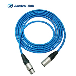 Haute qualité 3M câble <span class=keywords><strong>XLR</strong></span> Tresse En Nylon plaqué or connecteur de Canon audio câble micro <span class=keywords><strong>XLR</strong></span> 3 broches mâle à femelle - Product Image 5