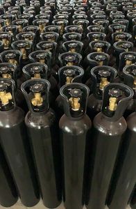 מילוי מיכל גז חמצן תעשייתי מפלדה בנפח 50 ליטר בלחץ גבוה 150 בר - Product Image 2