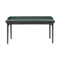 Bureau vintage en bois massif avec tiroir, table et chaise d'étude en laque brillante, moderne et classique, avec étagère pour enfants
