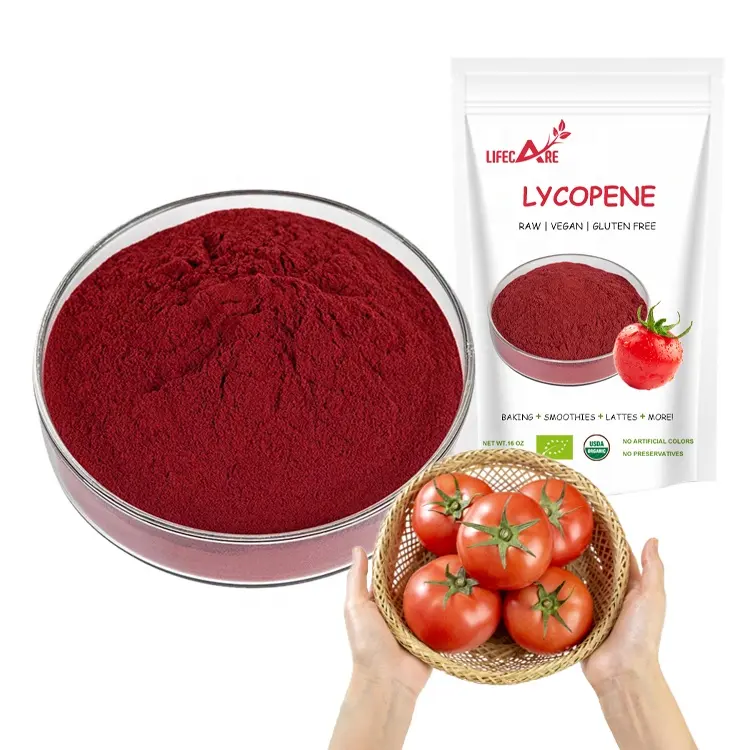 Cấp thực phẩm chất lượng cao cà chua chiết xuất bột Lycopene bột